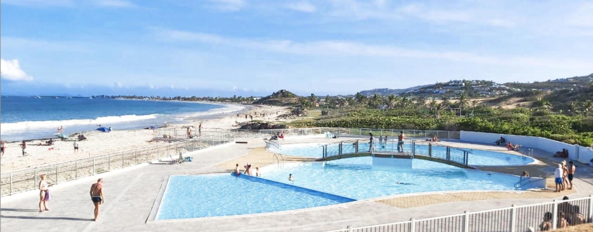 Top Floor Unit 520 Ft2 - 48 M2 With Stunning Dominant View On Ocean, St Barth, Orient Bay Cul de Sac Dış mekan fotoğraf