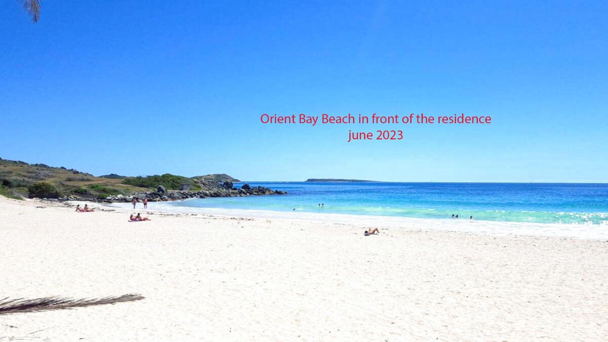 Top Floor Unit 520 Ft2 - 48 M2 With Stunning Dominant View On Ocean, St Barth, Orient Bay Cul de Sac Dış mekan fotoğraf